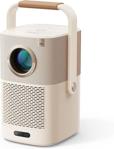 [صوت بواسطة JBL وبطارية مدمجة] جهاز عرض Yaber T2 خارجي مع WiFi 6 وبلوتوث، جهاز عرض محمول للأفلام الذكية الأصلية 1080P للأماكن الداخلية والخارجية (متجدد) in Kuwait