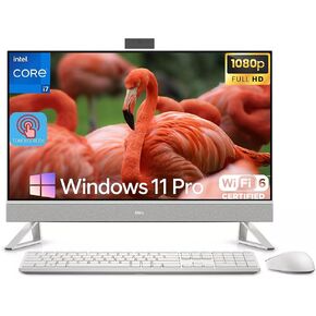 Dell 27 All-in-One Desktop Computer PC - 27" FHD IPS Touchscreen, 64GB RAM, 2TB SSD, Intel 7-150U(Up to 5.4 GHz), NVIDIA GeForce MX570A, Wireless KB & Mouse, Win 11 Pro, Wifi6E, Bluetooth in Kuwait