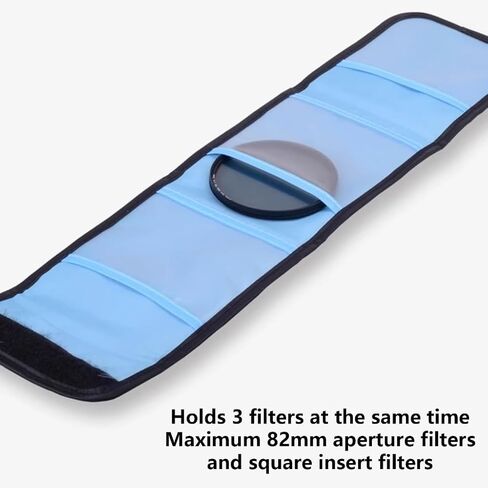 Versatility Filter Storage Fit 82mm Circular And Square Crafted From Solid Canvas Wallet Holder Lens Storage in Saudi Arabia