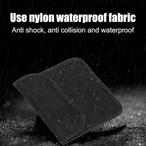 Walfront Lens Filter Case, Nylon, Dust and Shock Proof Design, Compact Storage for Camera Filters Up to 82mm, Ideal for Outdoor Photography in Saudi Arabia