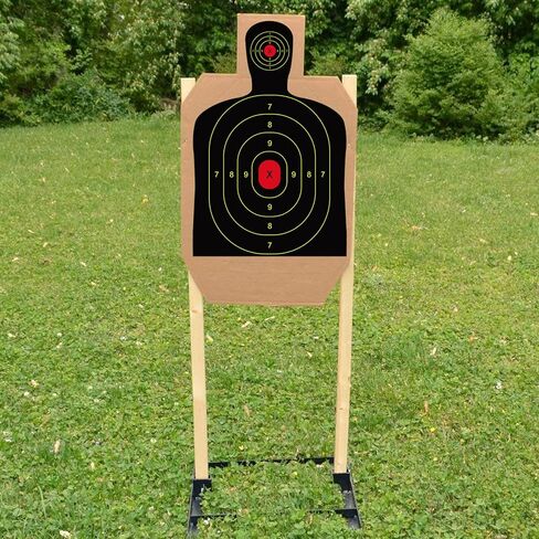 12 × 18 بوصة 10/25/50 حزمة من أهداف الرش الظلية، ملصقات هدف الرماية اللاصقة مع تأثير أصفر للتمرين الداخلي في الهواء الطلق in Kuwait