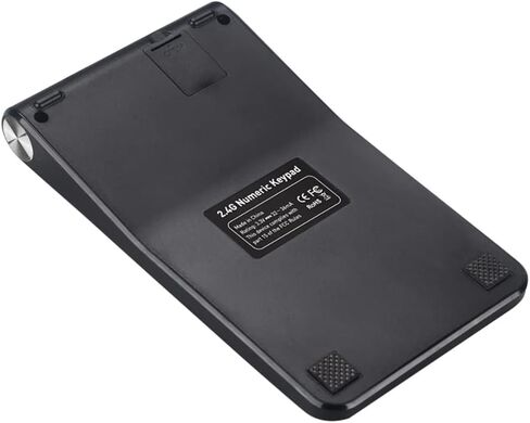 لوحة مفاتيح/آلة حاسبة رقمية لاسلكية 2.4 جيجا بايت USB قابلة لإعادة الشحن مع شاشة رقمية صغيرة 19 مفتاحًا ولوحة مفاتيح رقمية ذكية ومستلزمات مكتبية مع جهاز إرسال 2.4 جيجا بايت وكابل شحن USB in Saudi Arabia