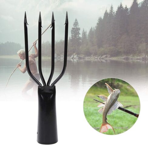 4 Prong Fishing Spear,Stainless Steel Fishing Fishing Fork for Anglers in Saudi Arabia