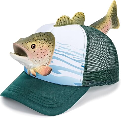ooohyeah Funny 3D Animal Trucker Hat Adjustable Fit for Men & Women, Novelty Structured Snapback Mesh Cap, One Size in Saudi Arabia