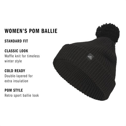 Adidas Women's Pom Pom Beanie – Knit Ballie Hat, Standard Fit in Saudi Arabia