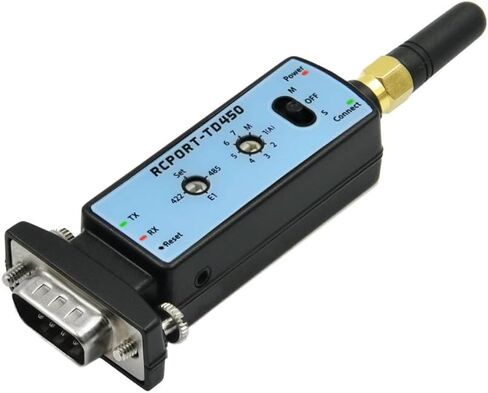 RCPORT-TD450 Long Range Bluetooth RS422/485 Serial Adapter Wireless 300M D-SUB9(M) in Saudi Arabia