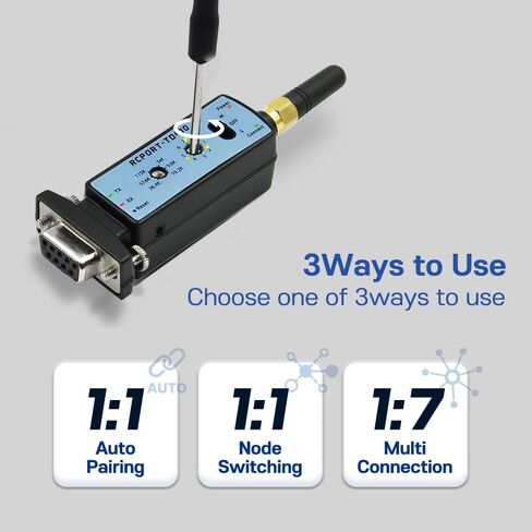 RCPORT-TD450 Long Range Bluetooth RS422/485 Serial Adapter Wireless 300M D-SUB9(M) in Saudi Arabia