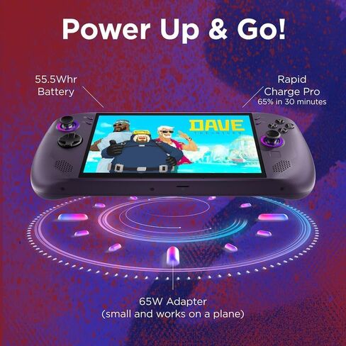 كمبيوتر الألعاب المحمول Lenovo Legion Go S، نظام تشغيل Steam، شاشة لمس LCD IPS LCD مقاس 8 بوصات 120 هرتز، AMD Ryzen Z1 Extreme، 32 جيجابايت 2 تيرابايت SSD، مع مجموعة GSF in Saudi Arabia