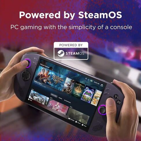 كمبيوتر الألعاب المحمول Lenovo Legion Go S، نظام تشغيل Steam، شاشة لمس LCD IPS LCD مقاس 8 بوصات 120 هرتز، AMD Ryzen Z1 Extreme، 32 جيجابايت 2 تيرابايت SSD، مع مجموعة GSF in Saudi Arabia