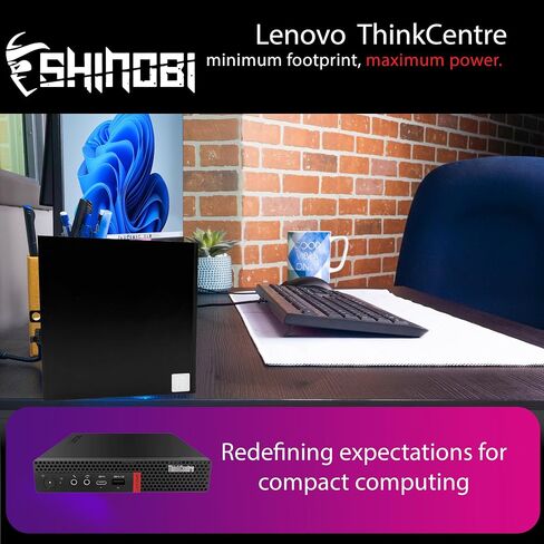 Lenovo ThinkCentre M75Q G1 Micro PC | AMD Ryzen 5 PRO 3400GE | 32GB RAM | 1TB NVME | Built in AX210 Wi-Fi BT | Windows 11 Pro | Mini Desktop Computer (Renewed) in Saudi Arabia