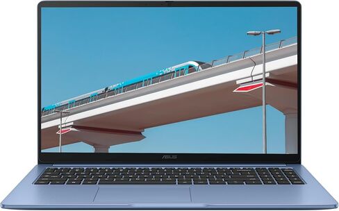 ASUS 15.6" FHD IPS Chromebook Plus, Intel Celeron Processor Up to 2.79GHz, 4GB Ram, 128GB SSD, HDMI, Ultra-Fast WiFi 6, Chrome OS, Star Blue, Renewed in Kuwait