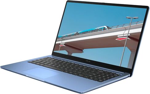 ASUS 15.6" FHD IPS Chromebook Plus, Intel Celeron Processor Up to 2.79GHz, 4GB Ram, 128GB SSD, HDMI, Ultra-Fast WiFi 6, Chrome OS, Star Blue, Renewed in Kuwait