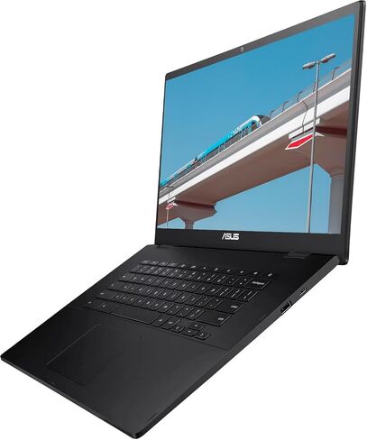 ASUS 15.6" FHD IPS Chromebook Plus, Intel Celeron Processor Up to 2.79GHz, 4GB Ram, 128GB SSD, HDMI, Ultra-Fast WiFi 6, Chrome OS, Star Blue, Renewed in Saudi Arabia