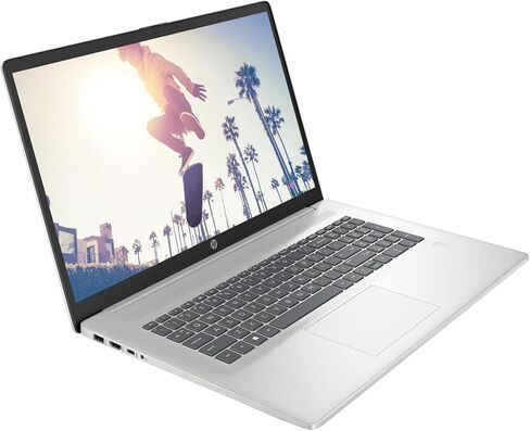 كمبيوتر محمول HP 17 للأعمال والطلاب، Intel 10-Core i5 1334U (يصل إلى 4.6 جيجاهرتز)، 17.3 بوصة FHD 250Nits، لوحة مفاتيح بإضاءة خلفية، قارئ بصمات الأصابع، Windows 11 Pro مع ملحق (32 جيجابايت رام | 1 تيرابايت SSD) in Saudi Arabia