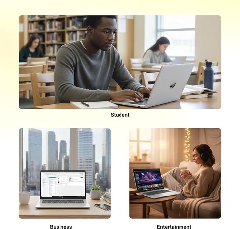كمبيوتر محمول HP 17 للأعمال والطلاب، Intel 10-Core i5 1334U (يصل إلى 4.6 جيجاهرتز)، 17.3 بوصة FHD 250Nits، لوحة مفاتيح بإضاءة خلفية، قارئ بصمات الأصابع، Windows 11 Pro مع ملحق (32 جيجابايت رام | 1 تيرابايت SSD) in Saudi Arabia