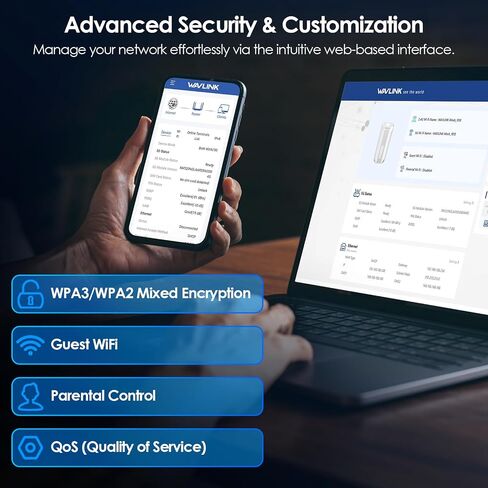 WAVLINK 2026 New 5G NR SA NSA AX3000 WiFi 6 CPE Router with SIM Card Slot, Qualcomn RM520N-GL Module, Dual Band Mesh 5G Router, Gigabit WAN/LAN Ports, 9 x Internal Antennas, WPA3, VPN in Saudi Arabia