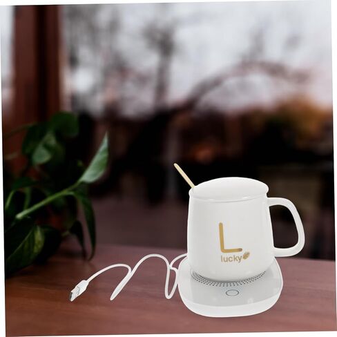 مجموعة واحدة من Luxshiny USB لتدفئة كوب الحليب وقاعدة تسخين للقهوة والشاي والحليب، تصميم مبتكر للاستخدام المنزلي والمكتبي، محمول و in Kuwait