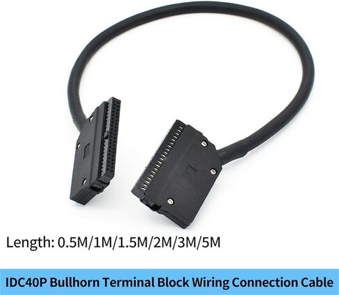 IDC40P Bullhorn Terminal Block Wiring Connection Cable XW2Z-C50K XW2Z-100K XW2Z-150K XW2Z-200K XW2Z-300K XW2Z-500K(1.5M,with housing) in Saudi Arabia