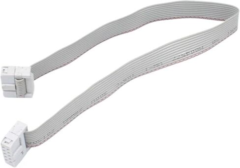 FC10P IDC2.54mm Flat Gray Cable LED Screen Connection JTAG Download(0.5M) in Saudi Arabia