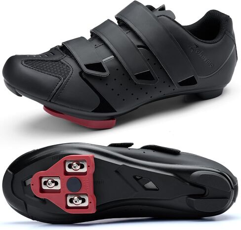 أحذية ركوب الدراجات Peloton للرجال - 2 و 3 Bolt Look Delta Cleat Spin Bike Shoes - متوافقة مع مقاطع SPD - مثالية لركوب الدراجات الداخلية والخارجية في الهواء الطلق in Kuwait