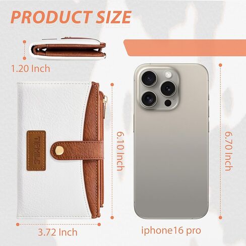 محفظة صغيرة للنساء بطبعة البقر طباعة المرأة حامل بطاقة الائتمان Bifold Bifold ، حظر RFID ، محفظة Western Slim مع جيب عملة سحاب للسيدات ، بني in Saudi Arabia