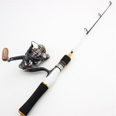 58cm Ice Fishing Rod Spinning Wheel Combination Winter Set Boat (D 58cm) in Saudi Arabia