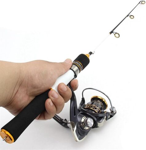 58cm Ice Fishing Rod Spinning Wheel Combination Winter Set Boat (D 58cm) in Saudi Arabia