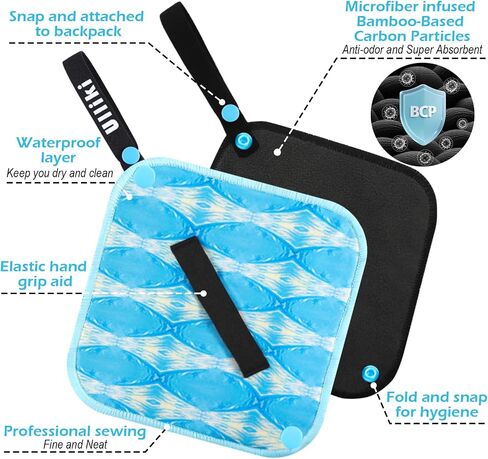 Pee Cloth for Women Hiking, Washable Reusable Camping Toilet Paper, Pee Rag After Using Outdoor Female Urination Device, Hygienic Female Urinal Solution for Women Travel in Saudi Arabia