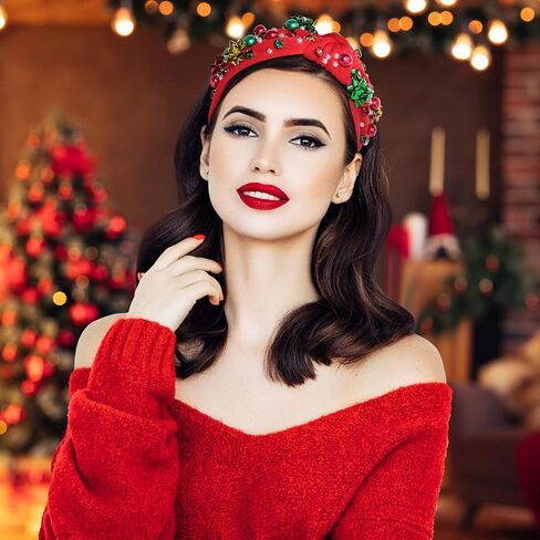 عصابات رأس الهالوين للنساء، إكسسوارات شعر شبح الهالوين هدايا الحفلات، عصابات رأس معقودة مزينة بالكريستال وحجر الراين، قطعة رأس مطرزة in Saudi Arabia