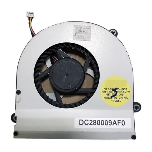 مروحة تبريد لـ M17X R3 R4 R5 0XVXVH DC28000CMF0/DC2800099F0 0Y34KC 0GVHX3 DFS531205HC01 FC7U DC28000CNF0 0FKDN8 (مروحة وحدة المعالجة المركزية) in Kuwait