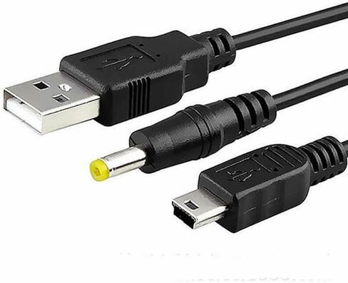1.2m/4ft 2 في 1 USB كابل شحن البيانات الحبل لPSP 1000 2000 3000 in Saudi Arabia