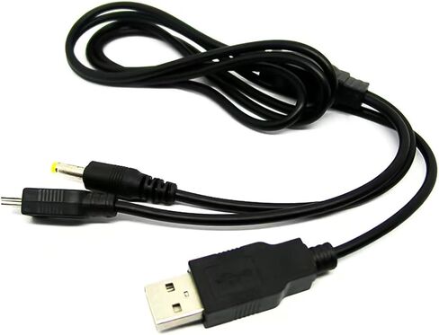 1.2m/4ft 2 في 1 USB كابل شحن البيانات الحبل لPSP 1000 2000 3000 in Saudi Arabia