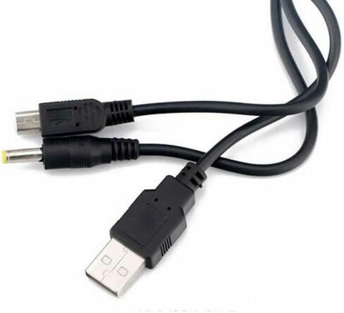 1.2m/4ft 2 في 1 USB كابل شحن البيانات الحبل لPSP 1000 2000 3000 in Saudi Arabia