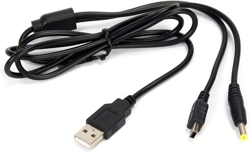 1.2m/4ft 2 في 1 USB كابل شحن البيانات الحبل لPSP 1000 2000 3000 in Saudi Arabia