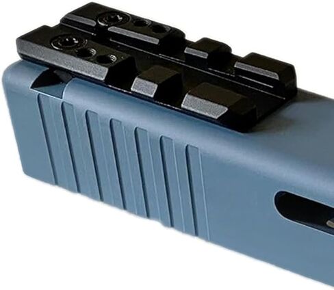 Picatinny Rail Optic Mount Plate for Glock 17 19 22 23 26 43, Canik TP9SF, Taurus GX4, TX22 GEN2 -Work with Trijicon RMR, Doctor, Vortex, Burris+Built in Screw Hole for Holosun 407K/507K, Shield RMSc in Saudi Arabia