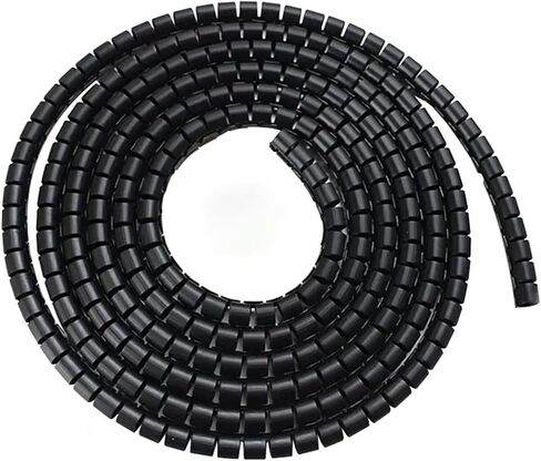 Spiral Cable Wrap, Spiral Cable Wire Wrap Organizer Multicolor 8-42mm x 1m(Black,32mm x 1 Meter) in Saudi Arabia