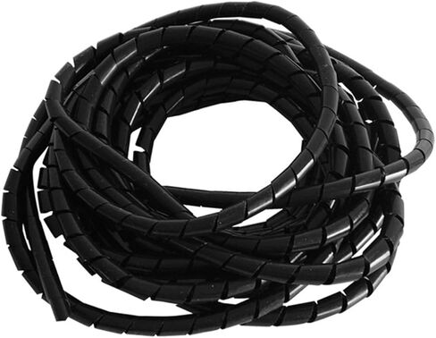 Spiral Cable Wrap, Spiral Cable Wrap 2 Meters 4-25mm ID White Black Flame Retardant(Black,14mm Inside Diameter) in Saudi Arabia