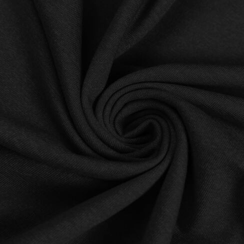 تي شيرت نسائي أساسي برقبة دائرية من BLACKOO بلون موحد وأكمام قصيرة صيفية in Kuwait