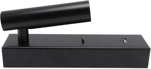 مصباح قراءة حائطي LED من BAFOVY، مصباح مثبت على الحائط بذراع قابل للتعديل مع منفذ شحن USB لللوح الأمامي لغرفة النوم، سبائك الألومنيوم 350 درجة دوران 90 درجة إمالة in Kuwait
