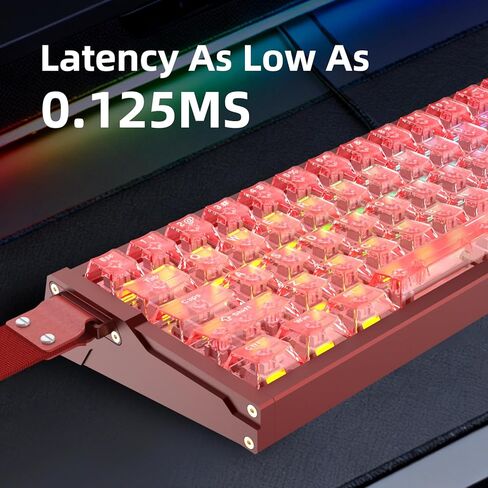 MG68Plus Rapid Trigger، لوحة مفاتيح مغناطيسية كاملة من سبائك الألومنيوم، 65% TKL، PCB نانو مقاوم للماء، دقة 0.001 مم، معدل مسح مفتاح واحد 256 كيلو هرتز، لوحة مفاتيح سلكية للألعاب RGB (أسود) in Kuwait