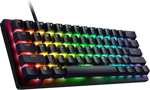 لوحة مفاتيح الألعاب Razer Huntsman V3 Pro TKL Esports: مفاتيح بصرية تناظرية Snap Tap - مشغل سريع - تشغيل قابل للتعديل - مفاتيح الوسائط والقرص - أغطية مفاتيح PBT - إصدار Counter-Strike 2 in Saudi Arabia
