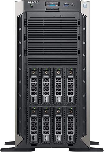 Dell PowerEdge T340 Tower Server، Intel Xeon E-2124 رباعي النواة 3.3 جيجا هرتز 8 ميجابايت، ذاكرة وصول عشوائي DDR4 سعة 32 جيجابايت، تخزين 8 تيرابايت، RAID، DRAC، وحدة PSU واحدة (متجددة) in Kuwait