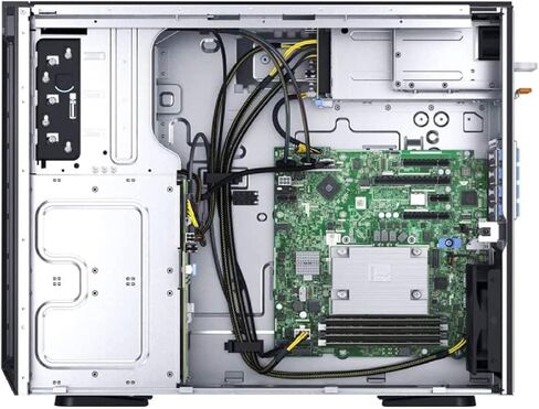Dell PowerEdge T340 Tower Server، Intel Xeon E-2124 رباعي النواة 3.3 جيجا هرتز 8 ميجابايت، ذاكرة وصول عشوائي DDR4 سعة 32 جيجابايت، تخزين 8 تيرابايت، RAID، DRAC، وحدة PSU واحدة (متجددة) in Kuwait