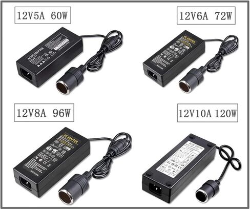 110V-220V to 12V 5A 6A 8A 10A Power Adapter(5A,EU Plug) in Saudi Arabia
