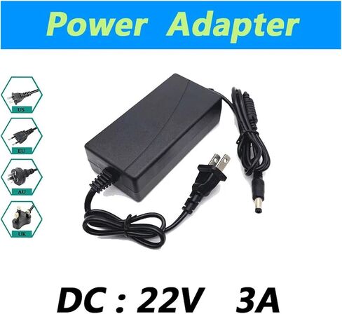 DC 22V 3A Switching Power Adapter 3000MA(EU Plug) in Saudi Arabia