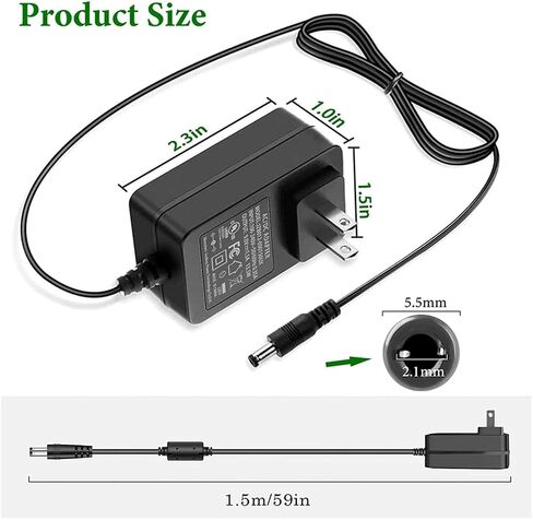 9V AC Power Adapter 1.5A(US Plug) in Saudi Arabia
