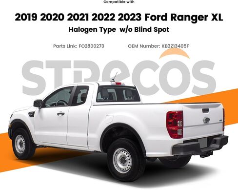 Led Tail lights Compatible with 2019 2020 2021 2022 2023 Ford Ranger XLT Lariat w/Blind Spot Rear Brake Turn Signal Lamp Assembly Replace OEM KB3Z13405G (Left Driver Side) in Saudi Arabia