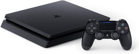 Sony Playstation 4 Slim(CUH-2215B) 1TB Core with Starter Pack Bundle-(Jet Black) (Renewed) in Saudi Arabia