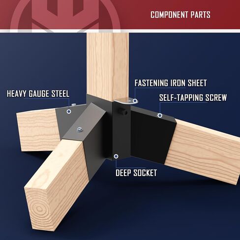 KNINE OUTDOORS Stand Base System for AR500 Metal Target, Bullet Trap, Fit for 2 * 4 Boards in Saudi Arabia