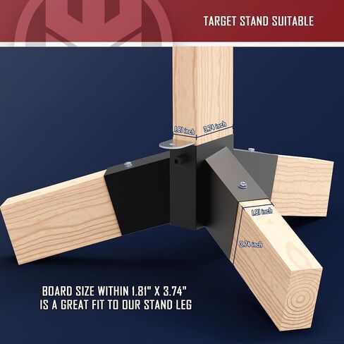 KNINE OUTDOORS Stand Base System for AR500 Metal Target, Bullet Trap, Fit for 2 * 4 Boards in Saudi Arabia